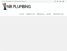 Tablet Screenshot of nirplumbing.com